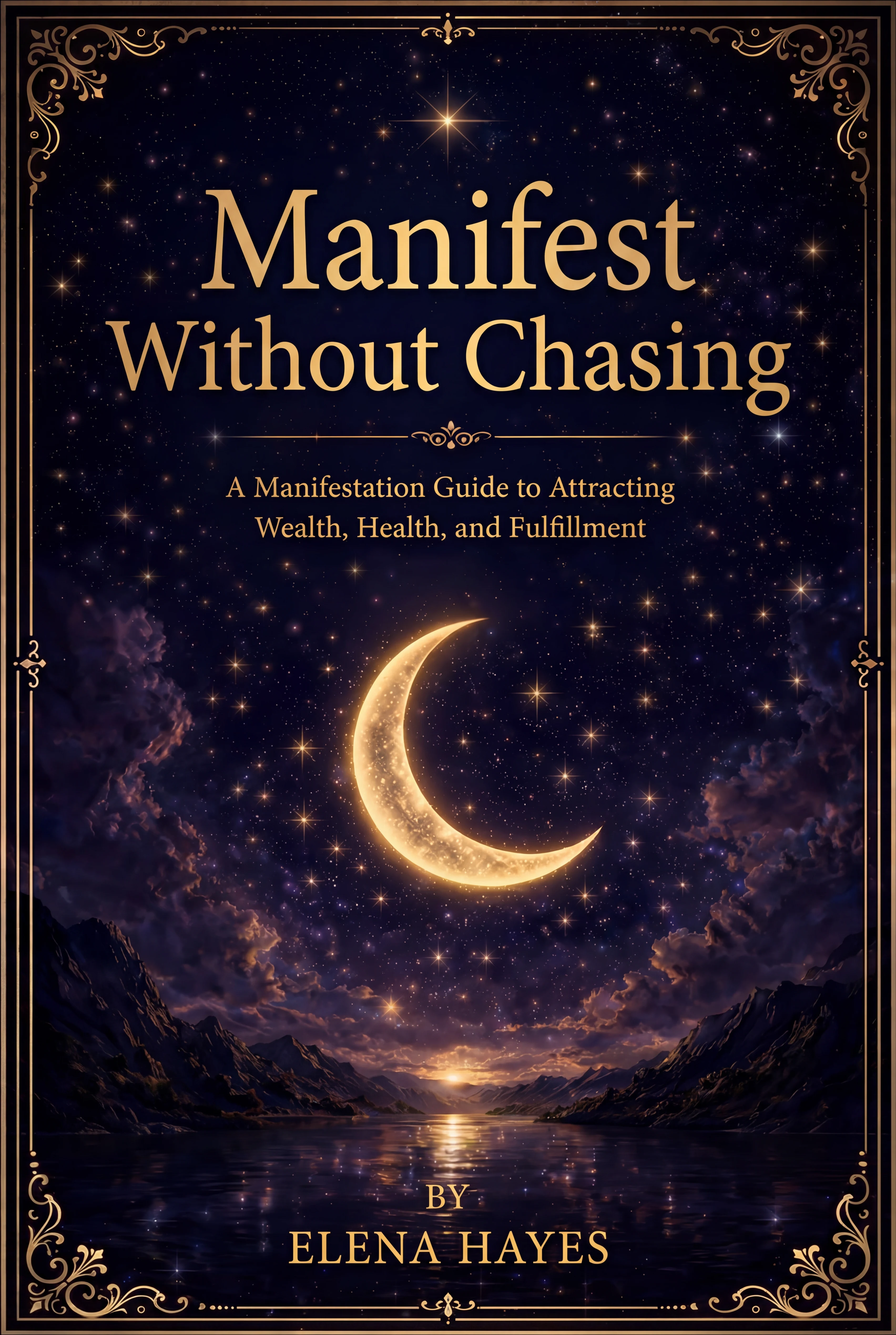 Manifest Without Chasing by Elena Hayes — Book Cover